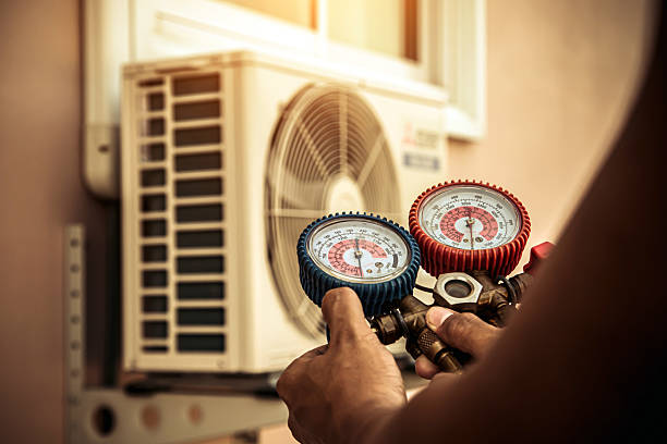 Professional Hvac Installation technician working in Wallingford, CT